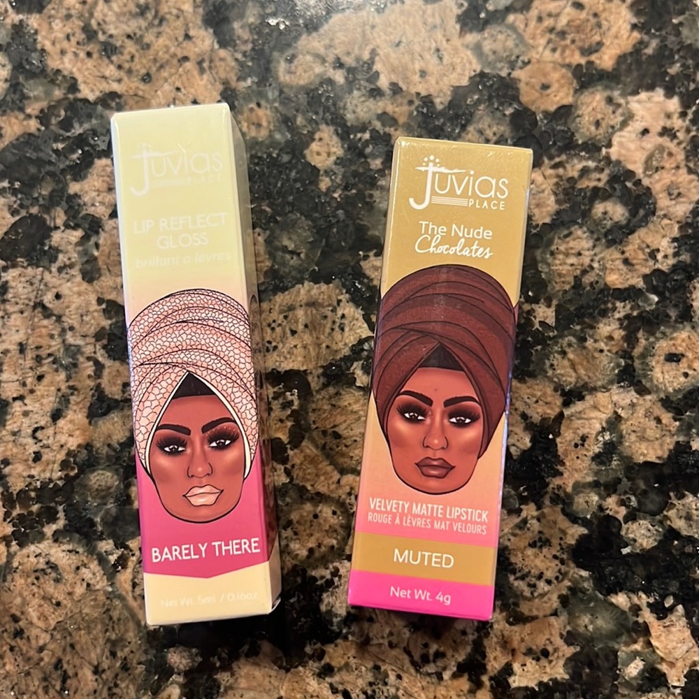Juvias Place new Lipstick and lipgloss sold together